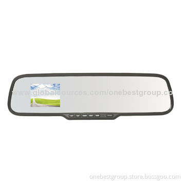China Car View Mirror, 1080P Wide Angle, Built-in G-Sensor